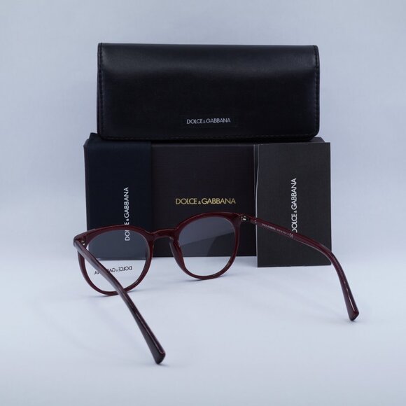 🕶️ New Dolce & Gabbana DG3269 3093 Eyeglasses - Bordeaux Frame 49mm - Picture 11 of 11
